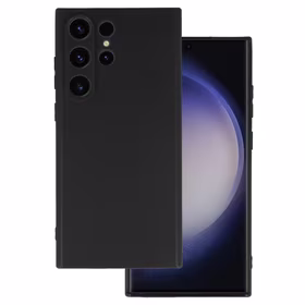 Back Ümbris MATT jaoks SAMSUNG GALAXY S23 ULTRA must