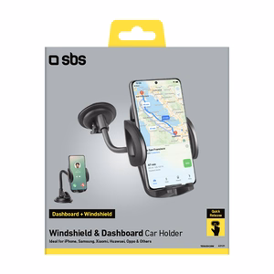 SBS TE0UCH20W Smartphone Hoidja jaoks 6.8" on Glass - must