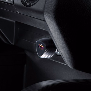 Car laadija Forcell F-Energy Carbon USB A QC3.0 3A 18W CC50-1A must