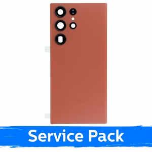 Tagakaas, ühilduv Samsung S918 S23 Ultra / punane / (Service Pack)