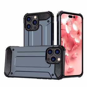 Hybrid Armor iPhone 16 Pro Ümbris - Sinine