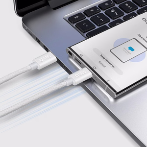 SBS TECABLETISSUETCCG USB-C - USB-C 1.5m 60W braided kaabel - hall