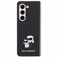 KARL LAGERFELD ümbris jaoks SAMSUNG Z Fold 5 KLHCZFD5SAKCNPK (Saffiano K&C PIN) must