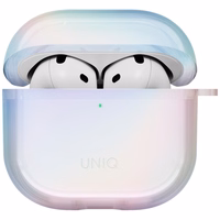 Uniq Iridescia ümbris jaoks AirPods 4 Hang Ümbris - holo valge
