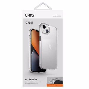Uniq Air Fender ümbris jaoks iPhone 14 Plus - läbipaistev