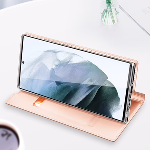 Чехол-книжка Dux Ducis Skin Pro для Samsung Galaxy S22 Ultra золотой