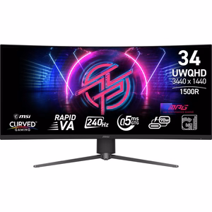 MSI MPG 346CQRF X24 monitor 86,4 cm (34") 3440 x 1440 pikslit UltraWide Quad HD must