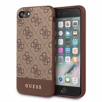Guess 4G Stripe Collection ümbris jaoks iPhone 7 / 8 / SE 2020 / SE 2022 - brown