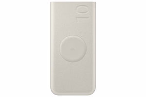 Powerbank Samsung EB-U2510XUEGEU induktiivne 10000 mAh 2x USB-C 25W SFC - beež