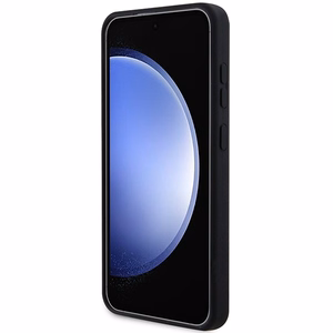 AMG Silicone Carbon Pattern MagSafe ümbris jaoks Samsung Galaxy S24 - must