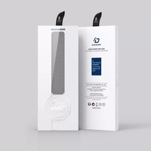 DUX DUCIS strap MILANESE stainless steel magnetic 20 mm silver
