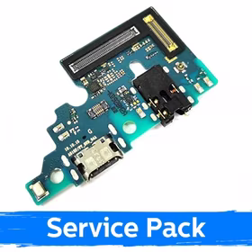 Charging Port Ühildub Samsung A515 2020 A51 Koos Flex / Plata 100% Original (Service Pack)