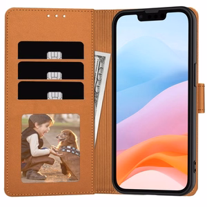 Ümbris Fancy Wallet Apple iPhone 11 pruun