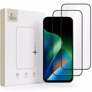 Tech-Protect Glass Fit+ 2 karastatud kaitseklaasi komplekt mudelile Xiaomi Redmi 17 4G / 5G – must