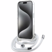 Karl Lagerfeld Crossbody IML Karl Head MagSafe ümbris jaoks iPhone 15 Pro Max - läbipaistev