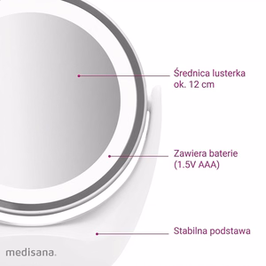 Medisana CM 835 2in1 LED-valgustusega kosmeetikapeegel