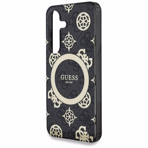 GUESS ümbris jaoks SAMSUNG S25 GUHMS25SH4PYEEK (Magnetic IML Peony jaoks 4G Background) must