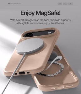 Ümbris Mercury Pure Magsafe Silicon Ümbris Apple iPhone Air roosa sand