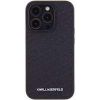 KARL LAGERFELD ümbris jaoks IPHONE 15 Pro KLHCP15LPQKPMK (Quilted Pattern) must
