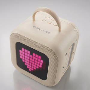 Blavec портативная Bluetooth колонка WS-09 Karaoke Fun - 10W с 2 микрофонами и дисплеем (WS09-2MBE) бежевый