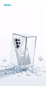 Benks Magnetic Crystal Ümbris (A048) for Samsung Galaxy S26 läbipaistev