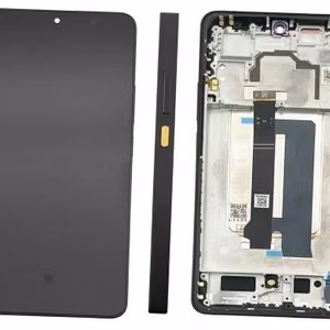 LCD ekraan Xiaomi Poco X6 Pro 5G puuteekraaniga koos raamiga kollane originaal (service pack)