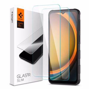 Spigen Glas.tR Slim 2-pack Karastatud klaas jaoks Samsung Galaxy Xcover 7 / 7 Pro - Läbipaistev