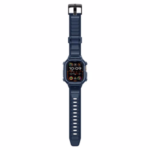 Spigen Rugged Armor Pro Ümbris jaoks Apple Watch Ultra 1 / 2 (49mm) - tumesinine