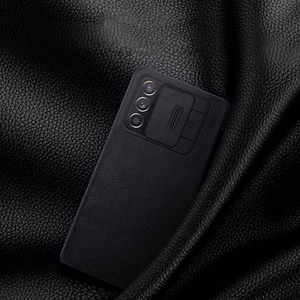Nillkin Qin кожаный чехол-книжка для Samsung Galaxy A73 коричневый