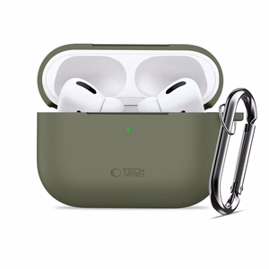 Tech-Protect Silicone Hook Ümbris jaoks AirPods Pro - Olive