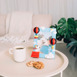 Snoopy 3D-pildiraam 10 × 15 cm fotole