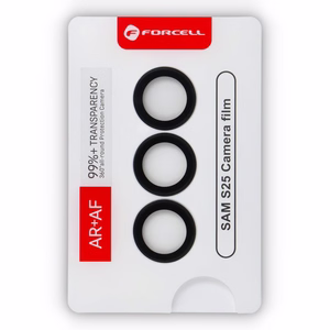 Стекло камеры для Samsung S25 Forcell Premium сине-чёрный