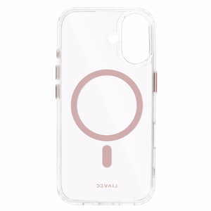Liavec Glossy Magsafe Clear Ümbris do Iphone 16 różowy