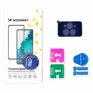 Wozinsky täiskaamera klaas 9H täiskaamera karastatud klaas Xiaomi Poco M4 Pro 5G kaamerale