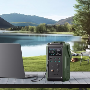 Powerbank Joyroom JR-PBF10 75000mAh 100W 3x USB-C 3x USB-A kokkupandava taskulambi ja käepidemega - roheline