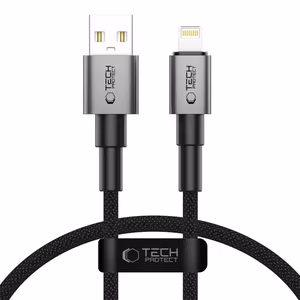 Tech-Protect Ultraboost DNA USB-A / Lightning kaabel 12W/2.4A 25 cm - hall