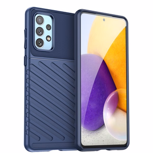 Thunder Case гибкий бронированный чехол для Samsung Galaxy A73 синий