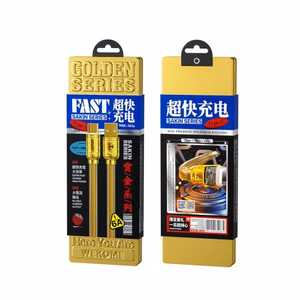 USB kaabel WK Design Golden Series kuldne Type-C 100cm (kuni 6A)