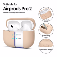 Tech-Protect Silicone Ümbris jaoks Apple AirPods Pro 1 / 2 - Beige