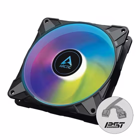 ARCTIC P14 PWM PST A-RGB Semi-Passive Ümbris Fan, 4-pin, 140mm, Must