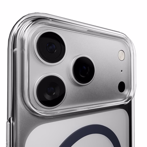 Puro Lite Mag TPU+PC Ümbris Compatible with MagSafe jaoks iPhone 17 Pro Max - Läbipaistev with Sinine Ring