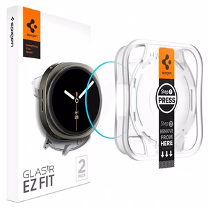 Spigen Glas.TR ”Ez-Fit” Tempered Glass for Samsung Galaxy Watch 8 44mm - Transparent