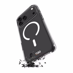 Puro Impact Clear D3O TPU+PC Ümbris Compatible with MagSafe jaoks iPhone 17 Pro - Läbipaistev