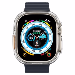 Spigen Thin Fit Ümbris jaoks Apple Watch Ultra 1 / 2 / 3 (49 mm) - Läbipaistev