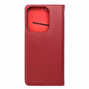 SMART PRO Book leather ümbris jaoks XIAOMI Redmi 15C (173,16 x 81,07 x 8,2) claret