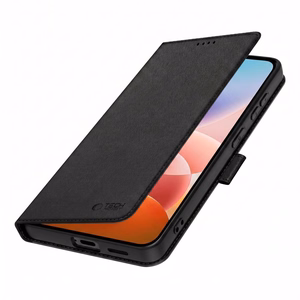 Tech-Protect Wallet ümbris Xiaomi Redmi 17 4G / 5G telefonile, must
