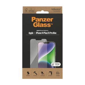 PanzerGlass Classic Fit antibacterial glass jaoks iPhone 14 Plus / 13 Pro Max