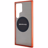 AMG läbipaistev Bicolor MagSafe ümbris jaoks Samsung Galaxy S24 Ultra - must