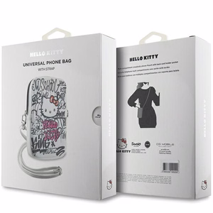 Hello Kitty Bag valge Graffiti Kitty Head