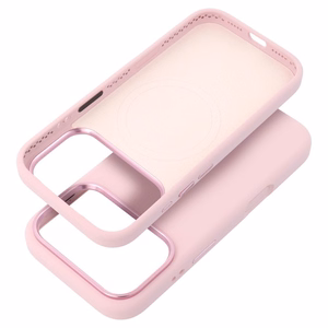 Ümbris jaoks iPhone 16 PRO MAX Forcell F-Protect Raam Premium ühilduv koos Magsafe roosa